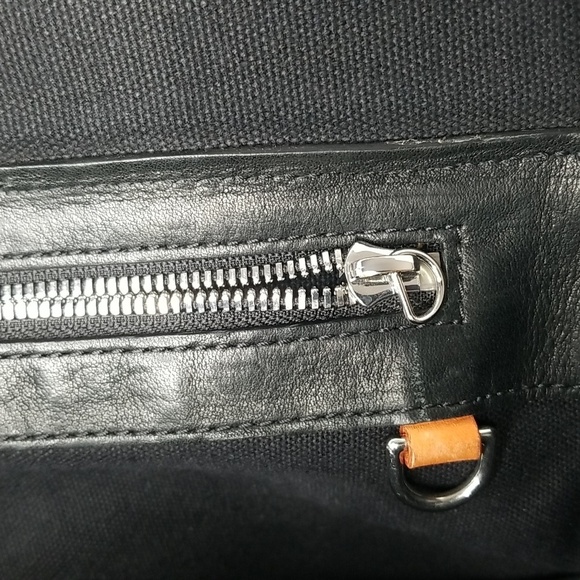 SHINOLA FLAP MESSENGER BAG IN BLACK/CANVAS-LEATHER - Picture 10 of 10